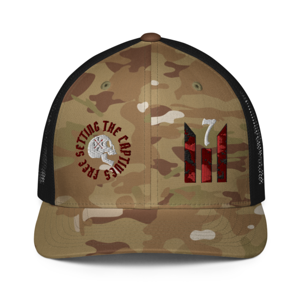 STCF SKULL WHITE Closed-back trucker cap - Image 9